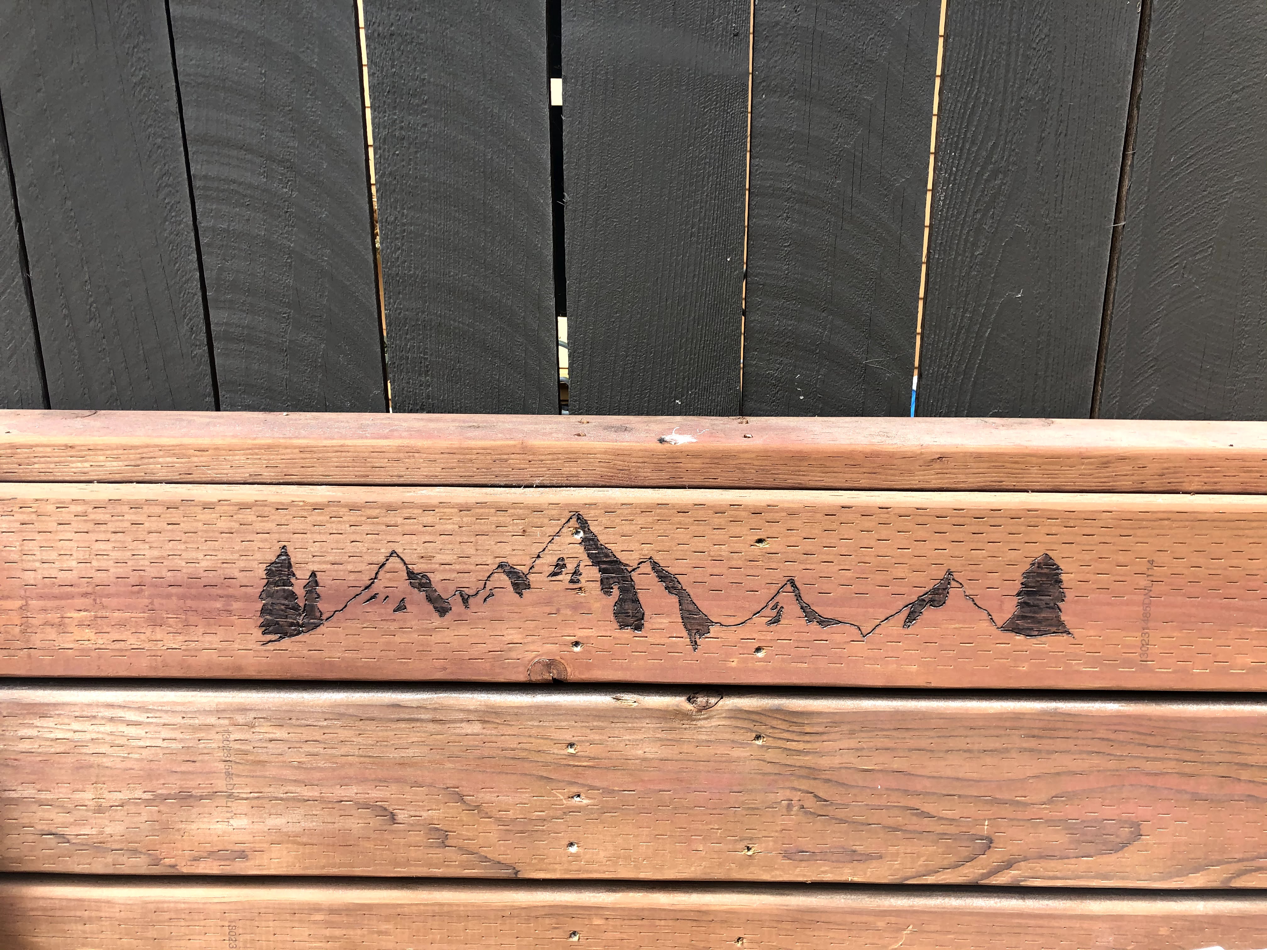 look into the mountains